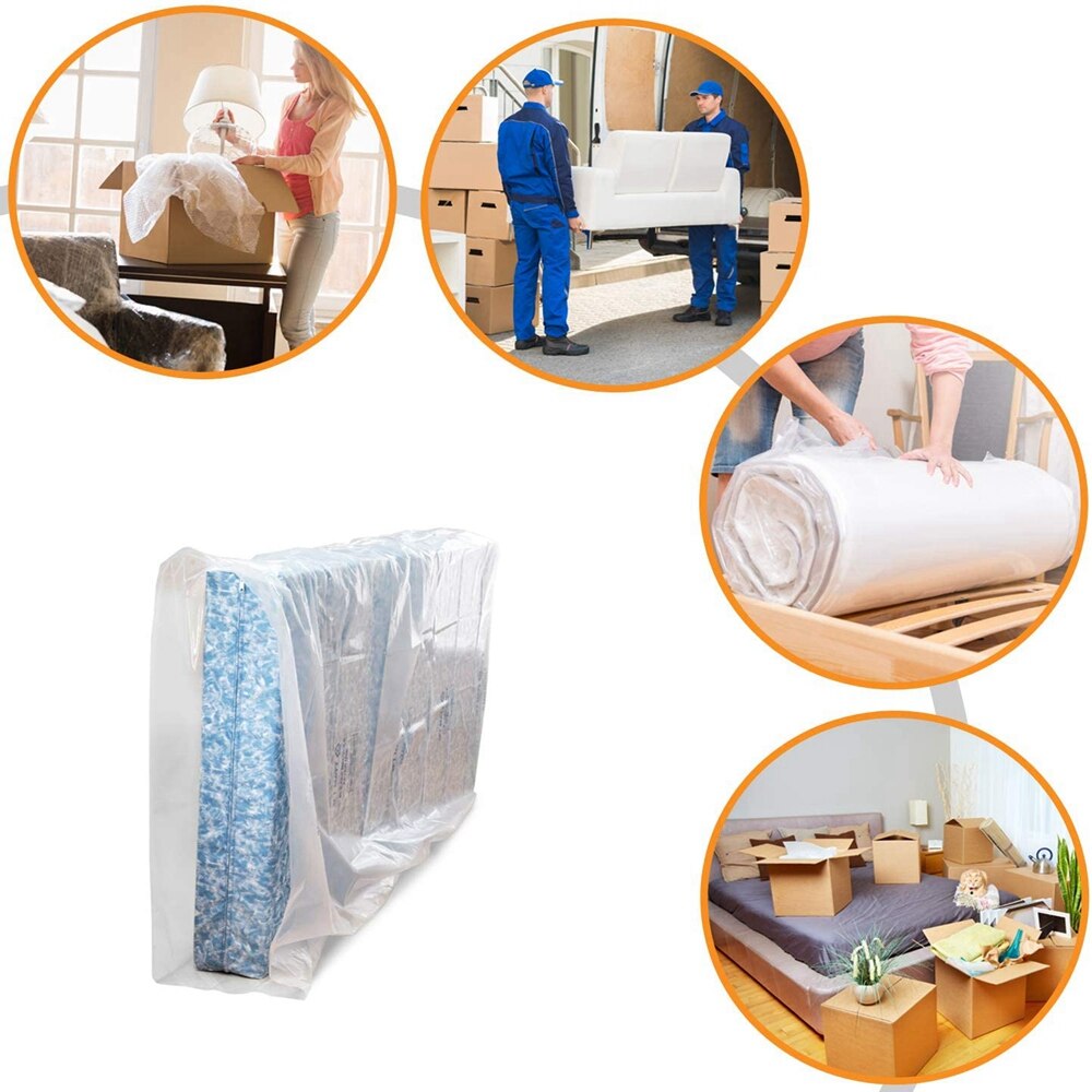 S/L Single Double Bed Mattress Bag Dust Protector Storage Cover Waterproof Mattress Protector