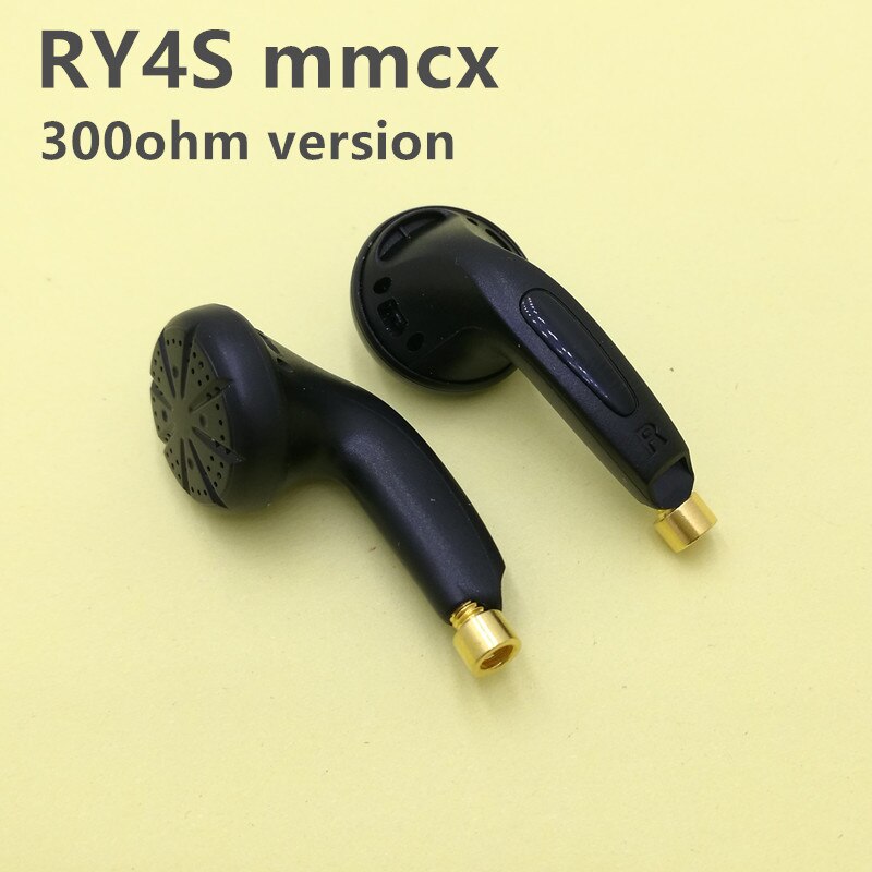 RY4S – écouteurs avec interface mmcx, 15mm, de la musique, son, HIFI, style MX500, 3.5mm, 300ohm: RY4S Black 300 ohm