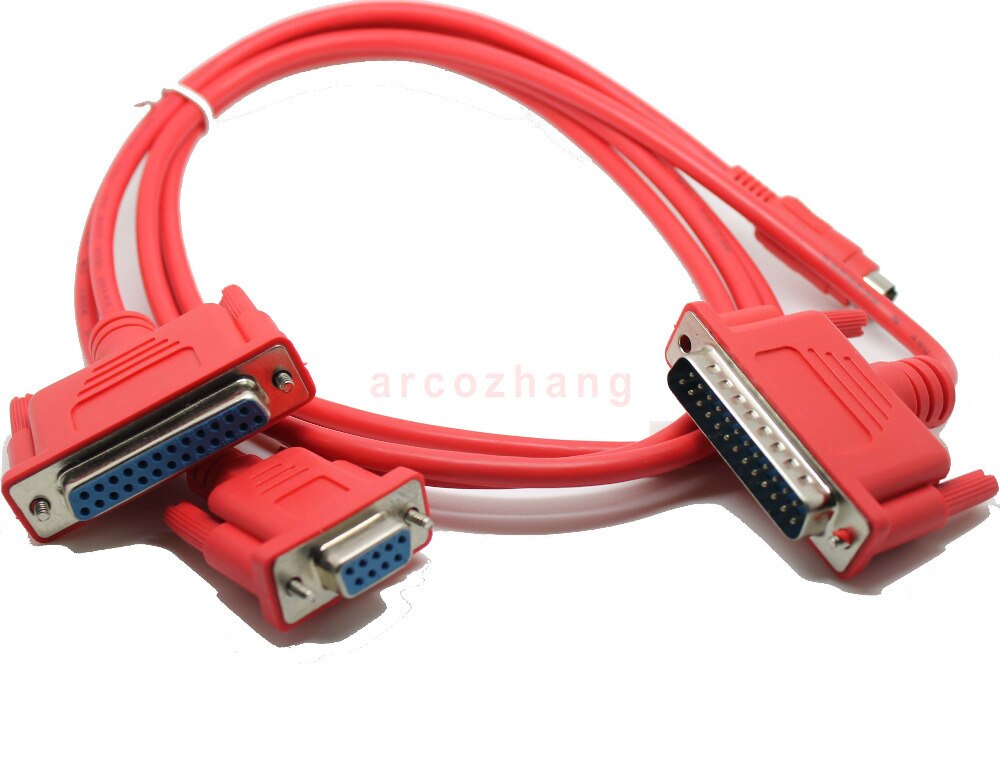 SC09 PLC CABLE SC-09 Red color programming cable for FX and A series PLC