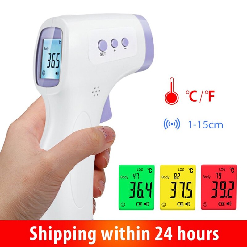 Elektronische Thermometer Infrarood Thermometer Voorhoofd Non-contact Lichaamstemperatuur Digitale Maatregel Thermometer Voor Baby Volwassen