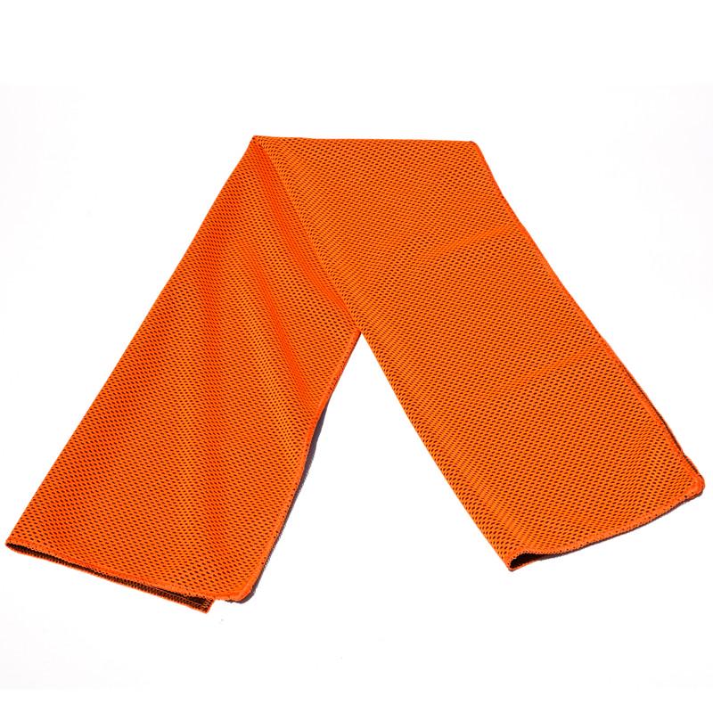 Yoga fitness hurtig kold sans sportshåndklæde bærbar hurtigtørrende ishåndklæde yoga udendørs svømning sportshåndklæde 82 × 30cm: Orange