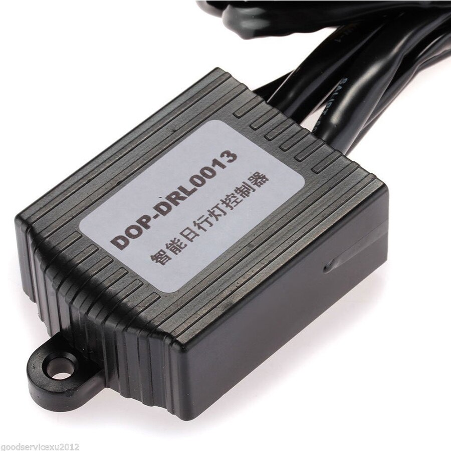 Car DRL LED Fog Light Automatic ON/OFF Controller Module Box Relay Harness Kit