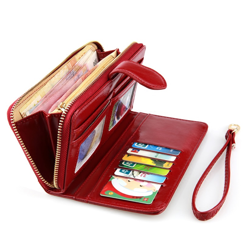 Aliwood Women Wallet Clutch Brand Coin Purse Leather Female Wallet Card Holder Long Lady Clutch Carteira Feminina