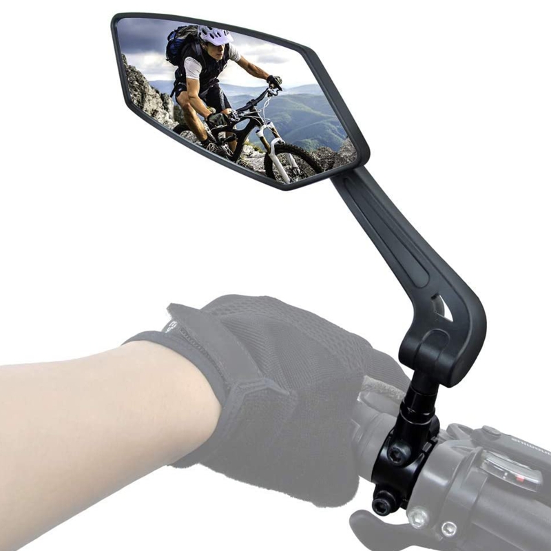 1 Set of Bike Mirror 360 Degree Rotatable Cycling Rear View Mirrors Bicycle Handlebar Rearview Mirror MTB Safe Mirror