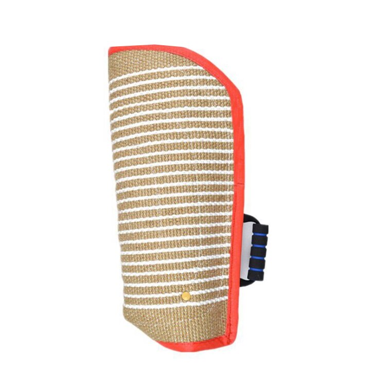 Extra Thickness Dog Training Sleeve Bite Tug Jute Bite Sleeve For Training Large Dog Work Dogs Shepherd Accessories Supplies: Red