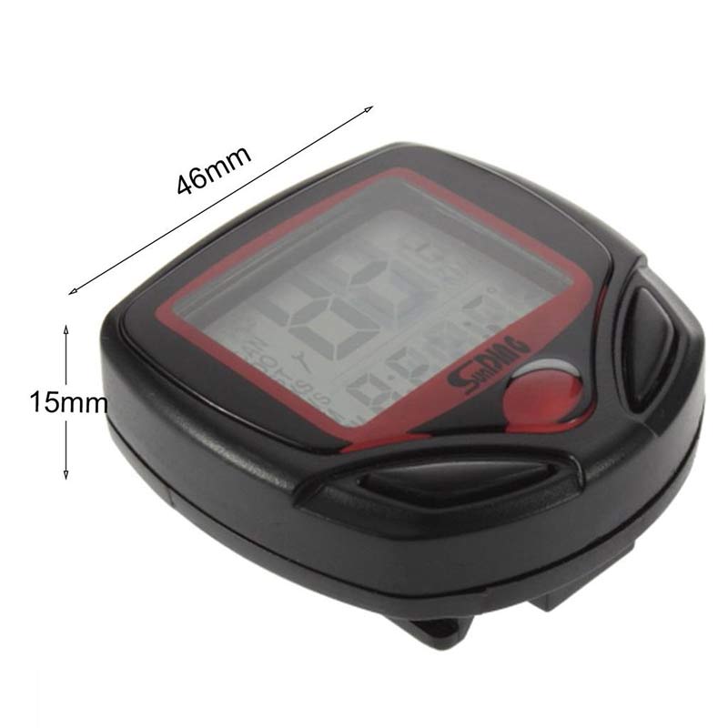 Sahoo Bicycle Riding Code Table Waterproof Cycling Bike Computer Console LCD Display Screen Computer Speedometer Stopwatch