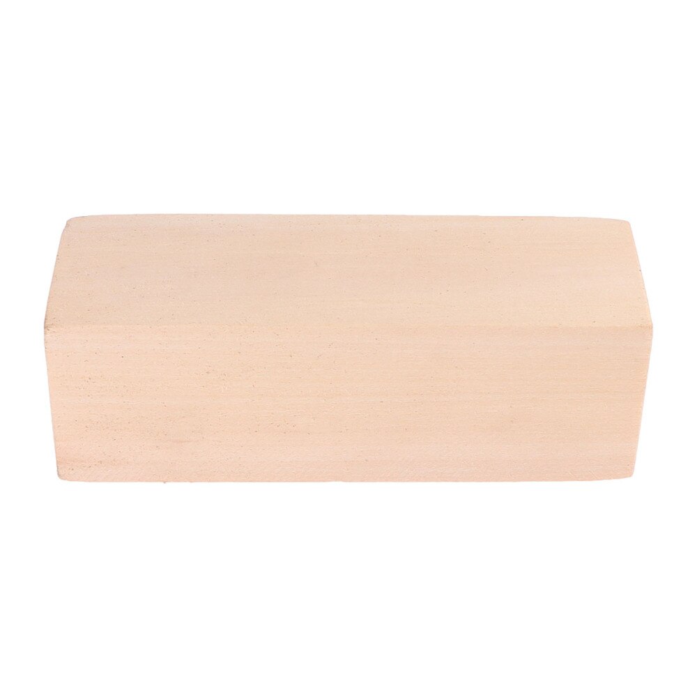1pc Wood Blocks Wood Durable Unfinished Craft Cubes Blocks Carving Model Decorative Cubes for Home Crafts Art DIY Proj