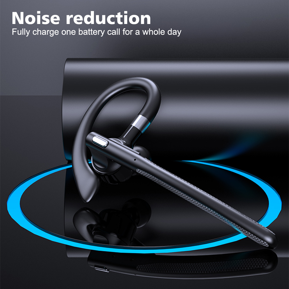 NEUES kabelloses Bluetooth 5.4-Headset, Einzel-Fahrkopfhörer mit Dual-Mic, CVC8.0-Freisprech-Ohrhörer mit Geräuschunterdrückung
