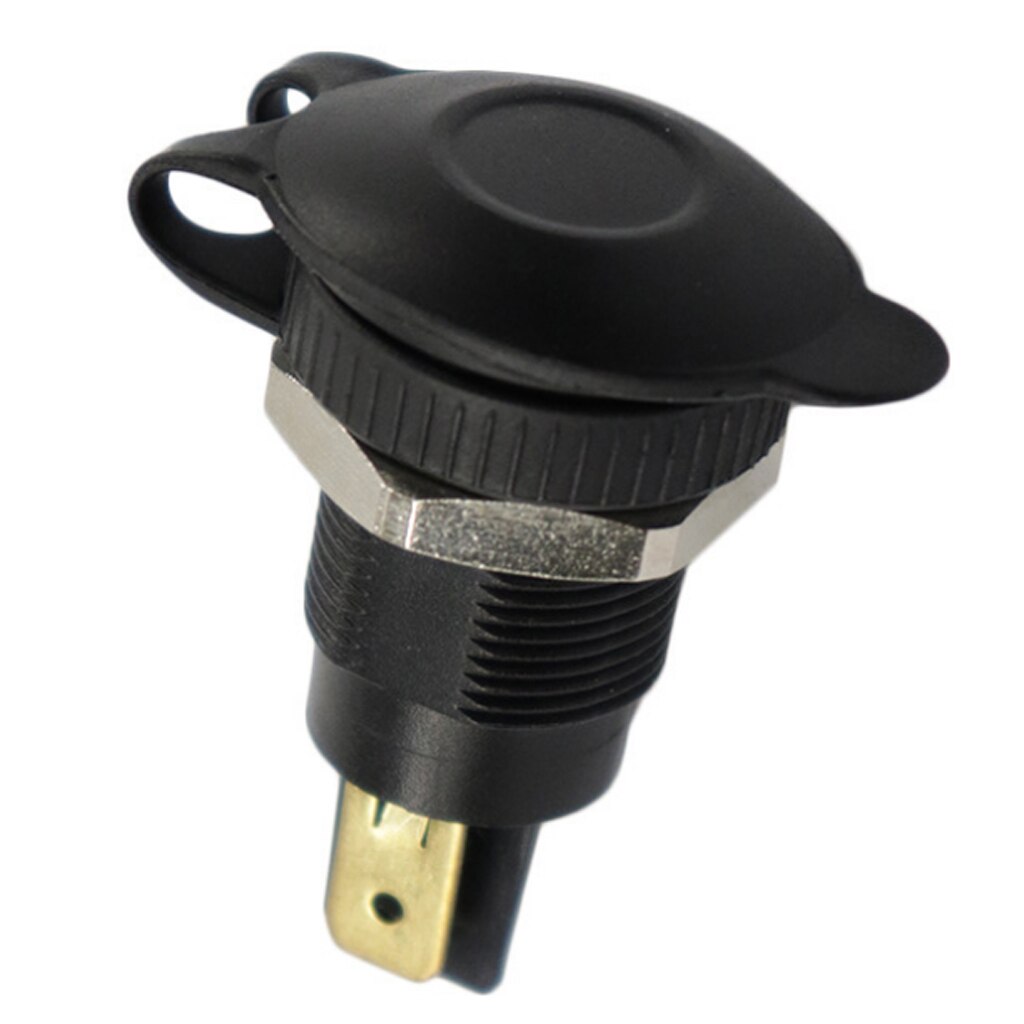 European Standard Charger Socket Power Outlet Marine Hardware ABS Plastic Power Source Socket for Boat Motor Home Black