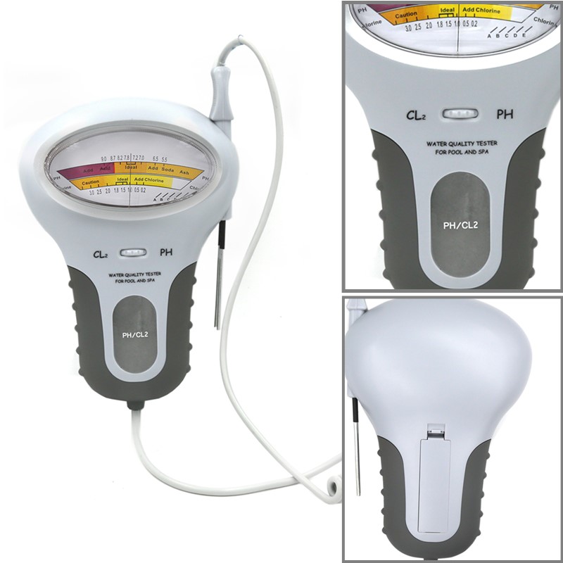 CL2 Tester 2 in 1 Water PH & Chloor PC-101 Niveau Draagbare Digitale PH Meter Zwembad Spa Analytische Instrumenten 40% off