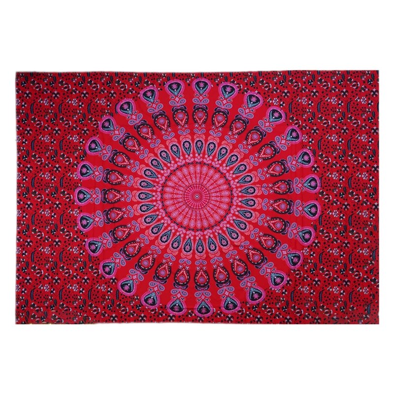 Indiano Mandala elefante stampa digitale 3D appeso a parete arazzo telo cavalla tenda da viaggio coperta da campeggio decorazione domestica M7DA