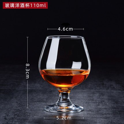 Copa de vino tinto de estilo europeo, vaso de cristal clásico, Brandy, cóctel, whisky, cerveza, Vodka, Margarita, Bar, Drinkwar: 110ml 1pcs