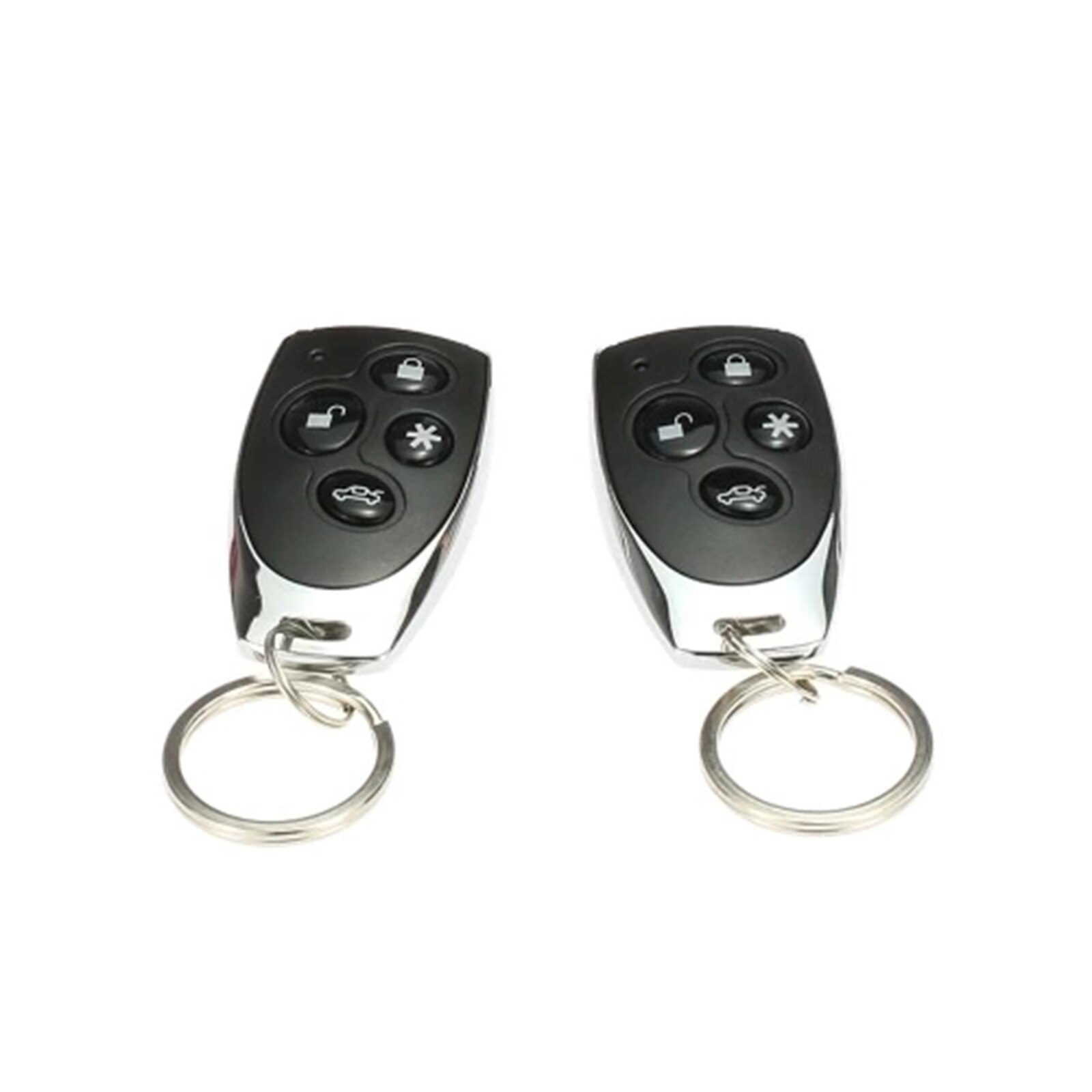 Universal 1-Way Car Alarm Vehicle System Protection Security System Keyless Entry Siren + 2 Remote Control Burglar Alarm