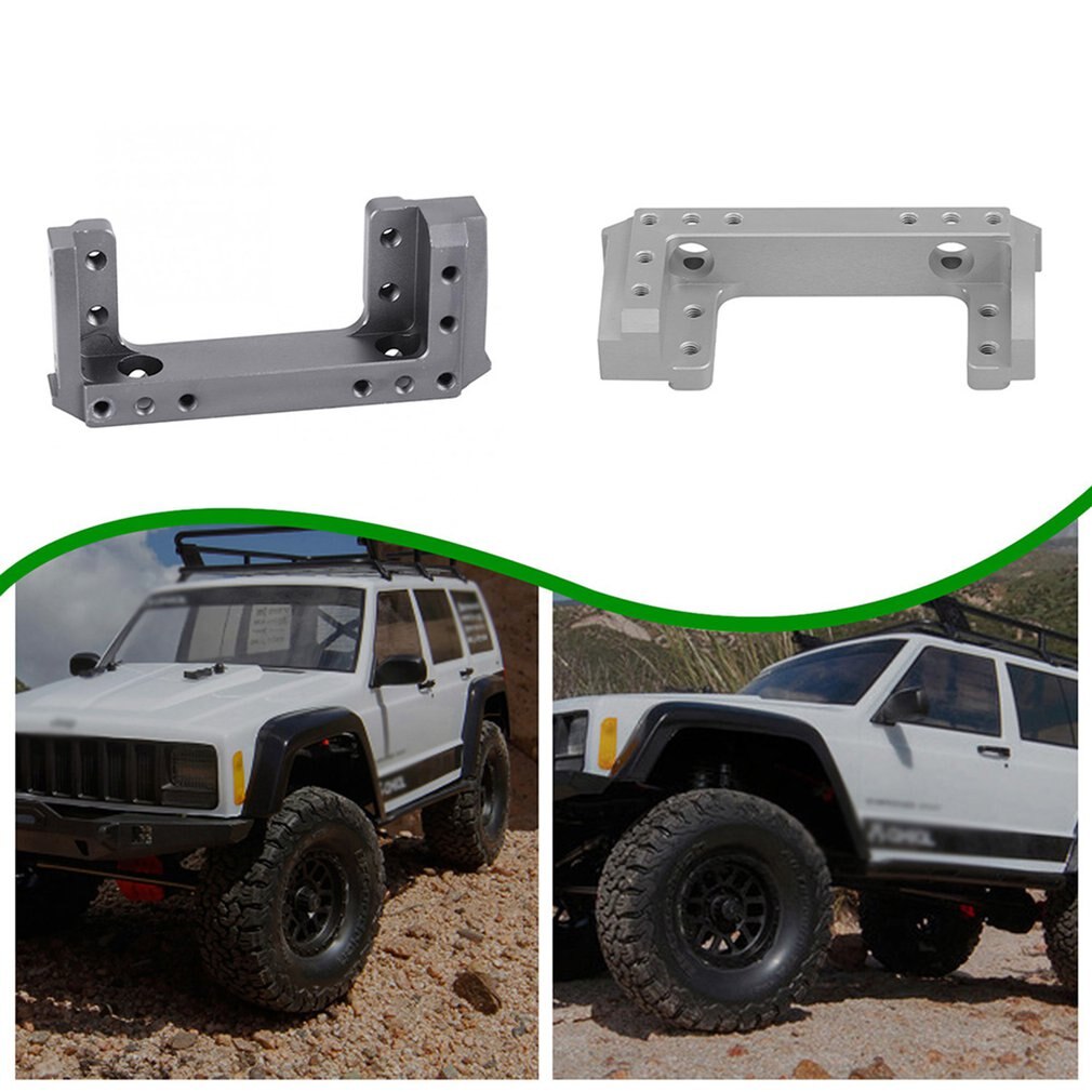 Injora Aluminium Voorbumper Mount Servo Stand Voor 1/10 Rc Crawler Axiale SCX10 Ii AX90046 90046 90047 Upgrade Deel