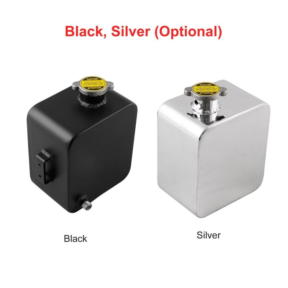 2.5L Car Radiator Water Coolant Tank Cooling Catch Bottle Overflow Reservoir Heatsinks Aluminum Universal Cooling Water Tank