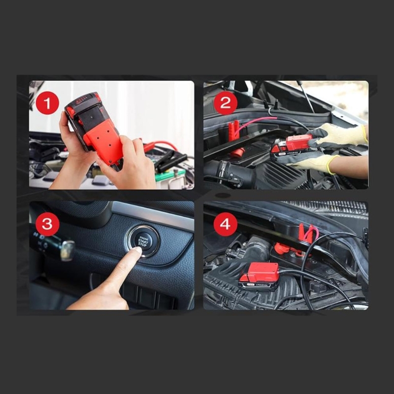 Auto op zwaar werk berekende verbindingskabel 8 meter Automotive batterij verbindingskabel Commerciële boosters kabel