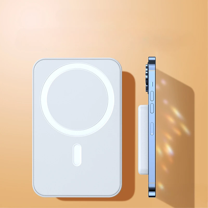 Magnetisk powerbank til iphone original ekstern batteri bærbar trådløs oplader til apple magsafe powerbank reservebatteri