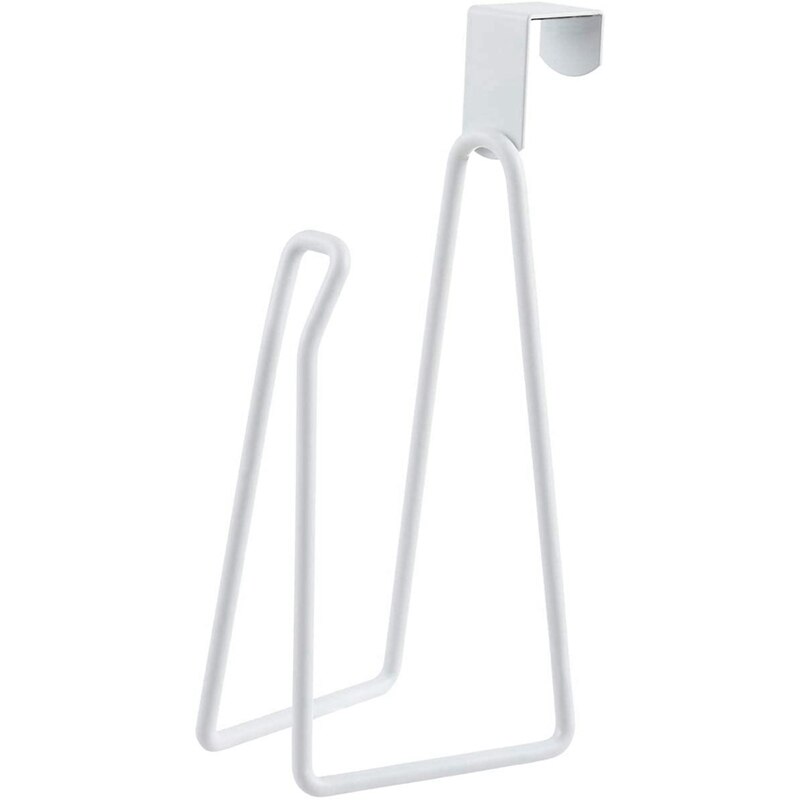 Over the Tank Toilet Paper Holder Stand, Space Saving Hanging Toilet Roll Tissue Holder Stand Storage Dispenser