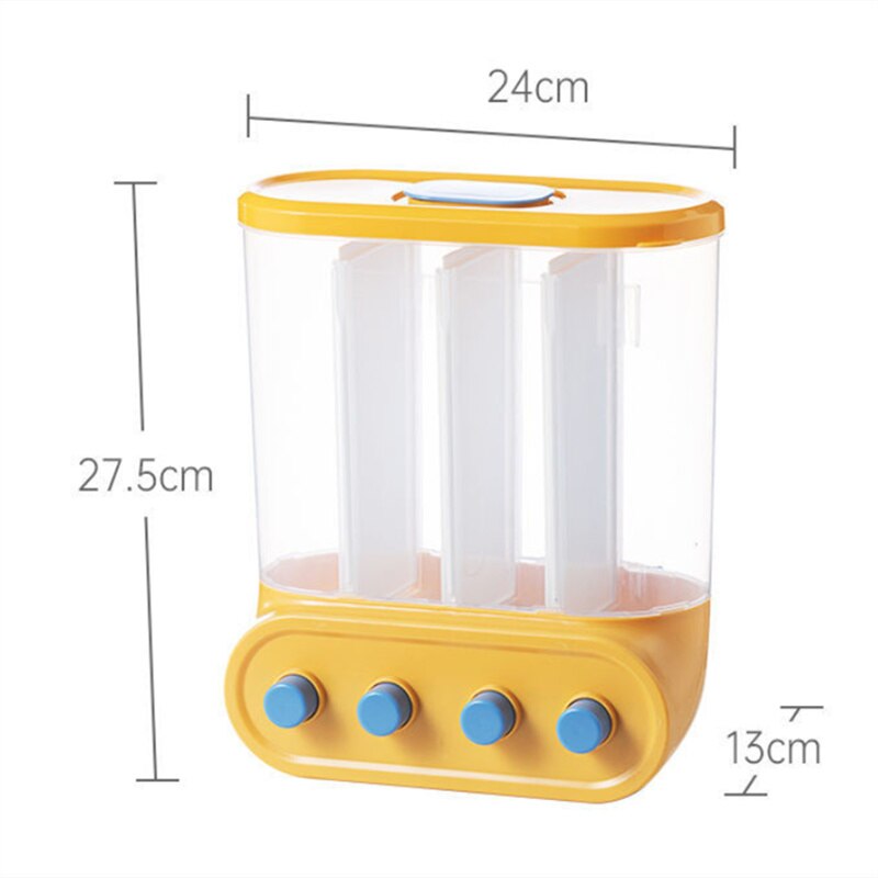 Multigrain Storage Tank Grain Storage Box Bean Storage Tank Kitchen Storage Food Sealed Tank Food Container Shopping K214: 4