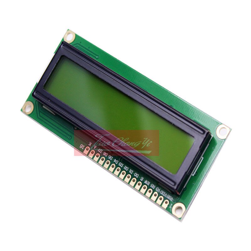LCD1602 HD44780 Character LCD Display Yellow Blacklight TFT 16X2 LCD Module 5V: 1PCS