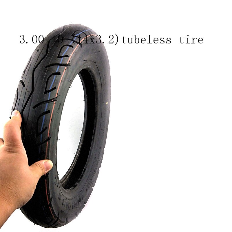 14x3.2 300-10 Explosion-proof CTS 14 inch Vacuum Tubeless Tire 3.00-10 / 14x3.2 fits Electric vehicle Electric Scooters e-Bike: tire B