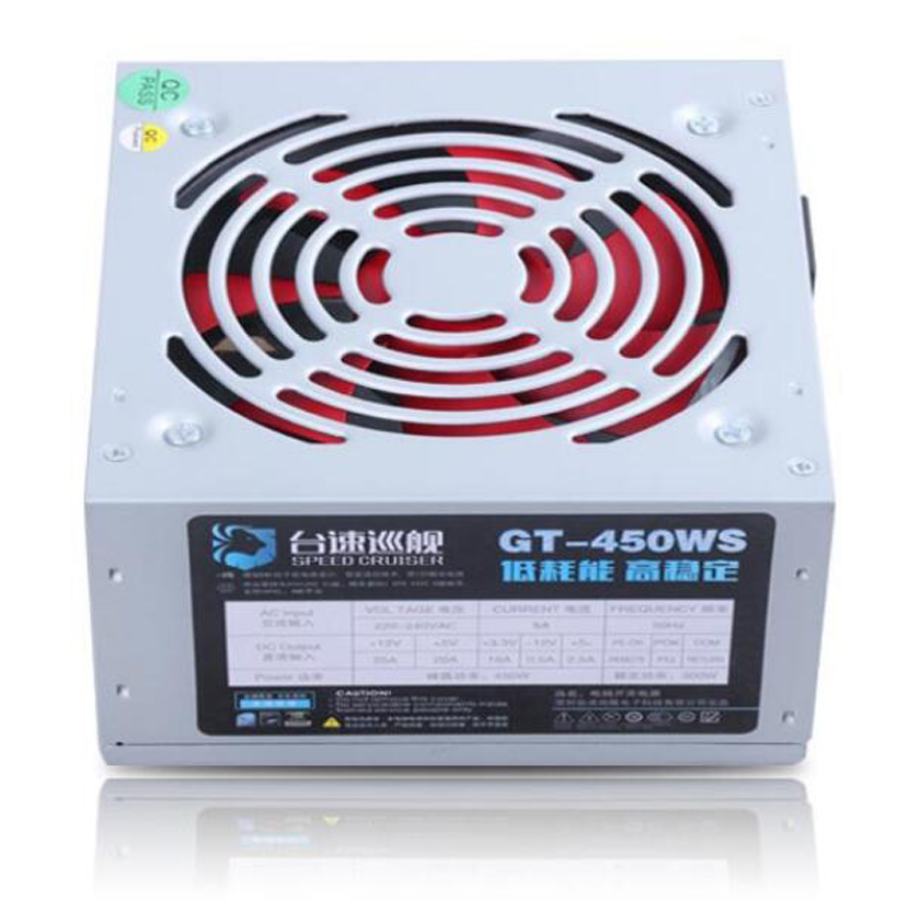 Bloc d'alimentation Pc, Max 300W, Psu, 12Cm, ventilateur silencieux, Pfc, 20 broches, 4 broches, 12V, Pc de jeu Sata, pour Intel, Amd, Com