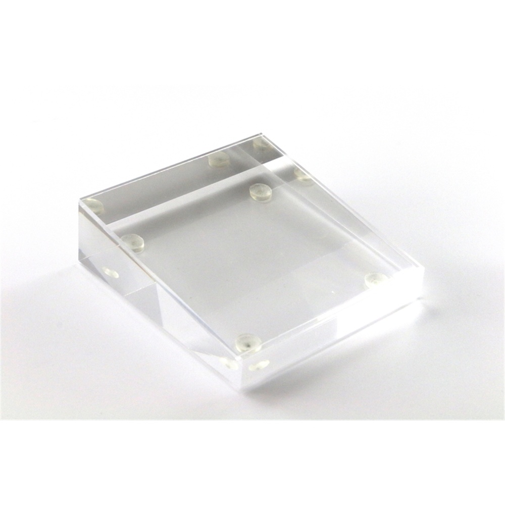 100*100mm Acylic Block Frame Magnetic Picture Frame Desk Sign Holder Retailing Price Tag Display Stand Table Advertising Rack