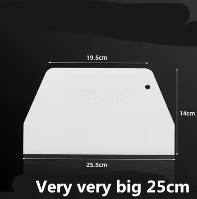 Whiteboard Kunststoff Gebäckschneider Pizzateigschaber Kuchenspatel Werkzeuge Fondant Sugarcraft Trapezbrot Bäcker Buttermesser: Grün