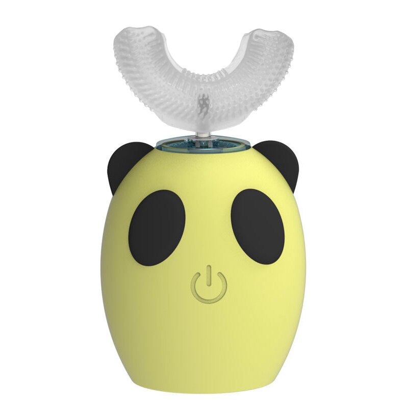 U-shaped Children Healthy Electric Toothbrush U Type Kids Automatic Teeth Tooth Brush Rechargeable Cute Cartoon Toothbrush: 04 S