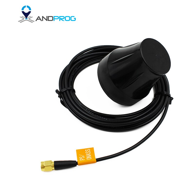 Antenne GPS GLONASS champignon IP67 avec SMA mâle, antenne gps glonass avec câble de 3 mètres