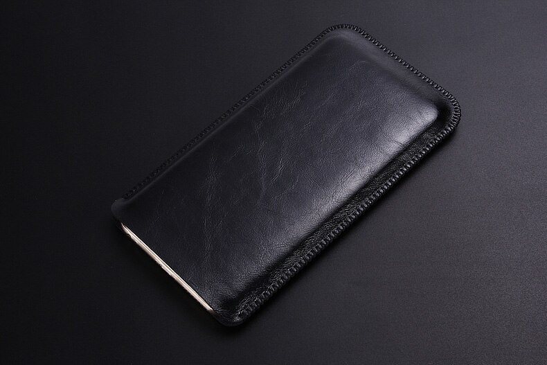 Pour LETV LeEco LE MAX 2X820X829 5.7 "luxe microfibre cuir manches téléphone sac housse étui pour LE MAX 2X820X829: black