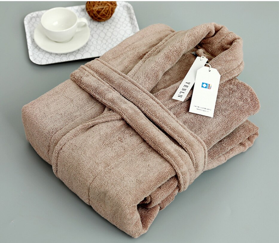 Japanese style Bathrobe 100% Cotton Thick Warm Tow... – Vicedeal