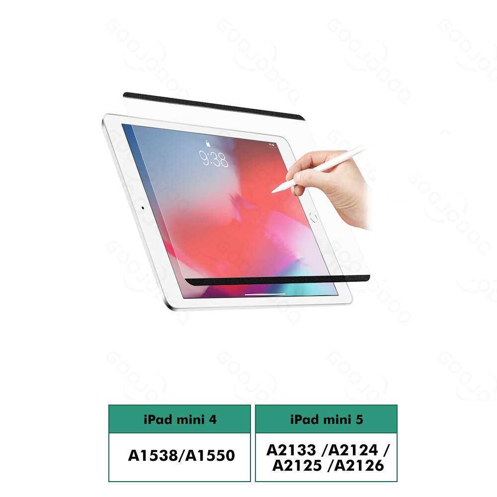 Magnetic Like Paper Screen Protector for iPad Pro 11 12 9 Feel-Paper Screen Protector for iPad Air 4 5 iPad 8 9 Generation: Mini 4 5