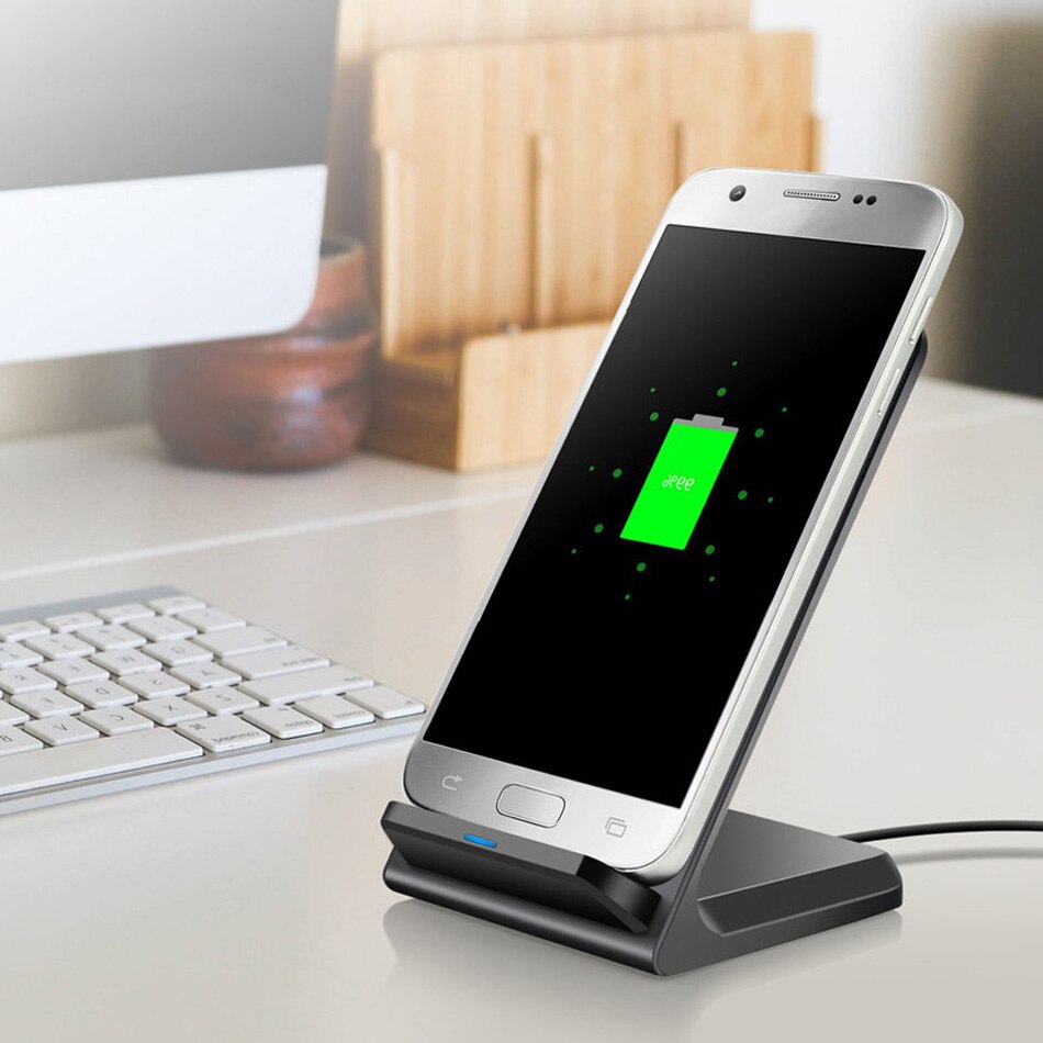 30W Qi Wireless Charger Stand For iPhone 13 12 11 X XR 8 Type C Induction Fast Charge Docking for Samsung S20 S10 Xiaomi Lg etc