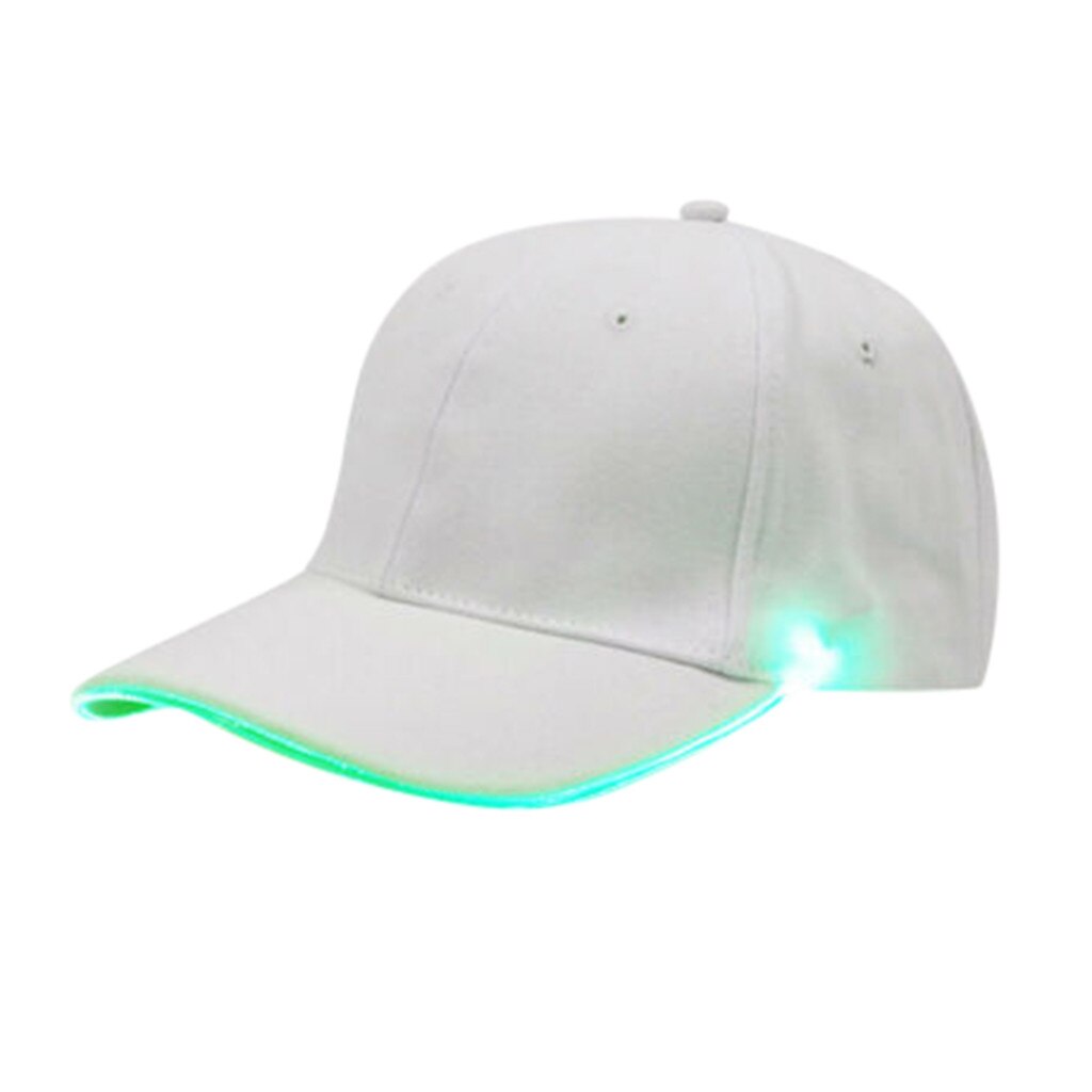 D Fashionable and stylish LED Lighted up Hat Glow Club Party Baseball Hip-Hop Adjustable Sports Cap