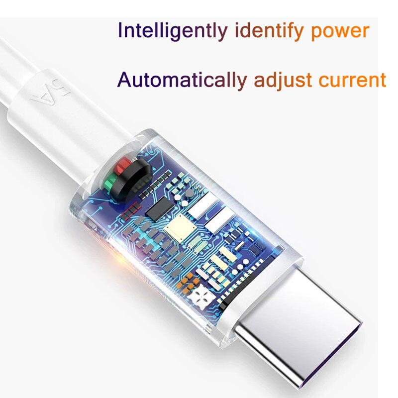 0.25m 1m 1.5m 2m 5a usb type c-kabel supercharge usb c-kabel voor huawei  p20 snellader snel opladen mobiele telefoon oplaadkabel