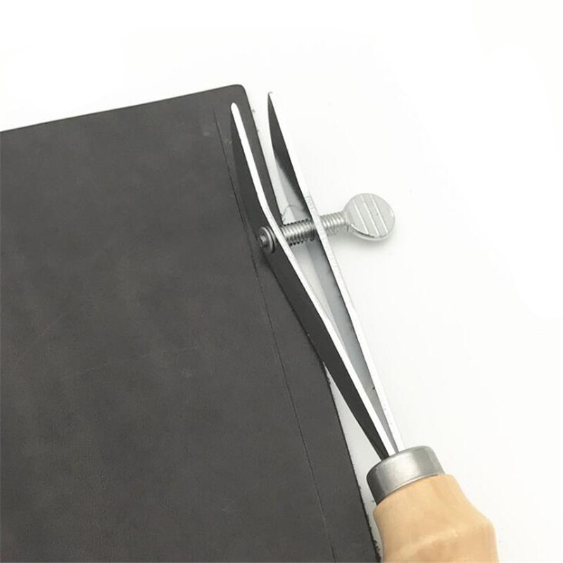 Craft Tool Professionele Scribe Stempelen Handgemaakte Carving Gereedschap Zilverkleurige Lederen Edger Carving Tool