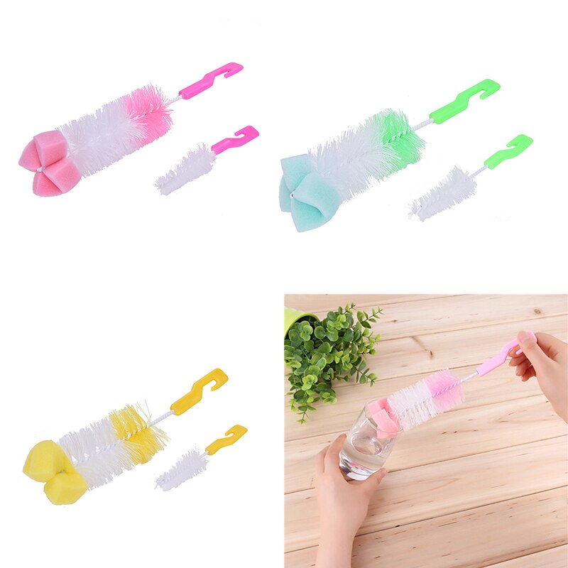 Teat Teapot Nozzle Spout Tube Nylon Cleaning Baby Milk Bottle Nipple Clean Brush,