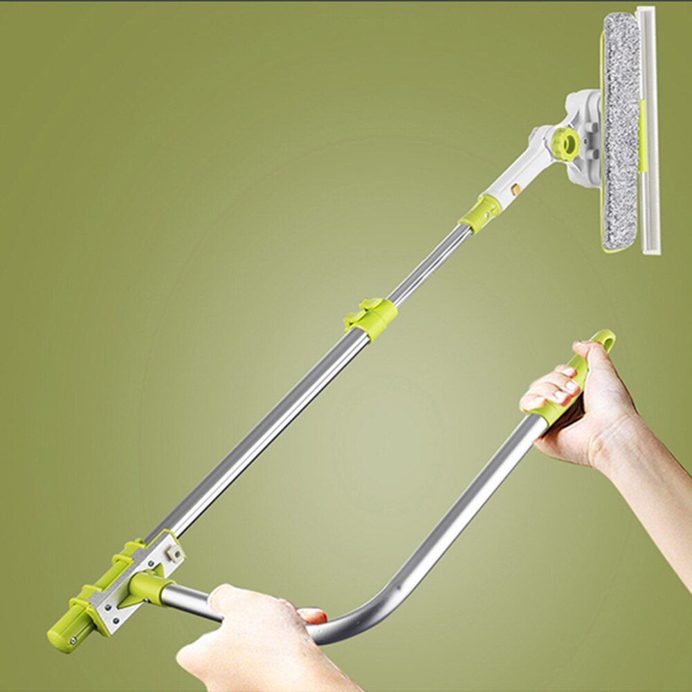 Upgraded Telescopic High-rise Window Cleaning Glass Cleaner Brush for Washing Window Dust Brush Household Cleaning Tools