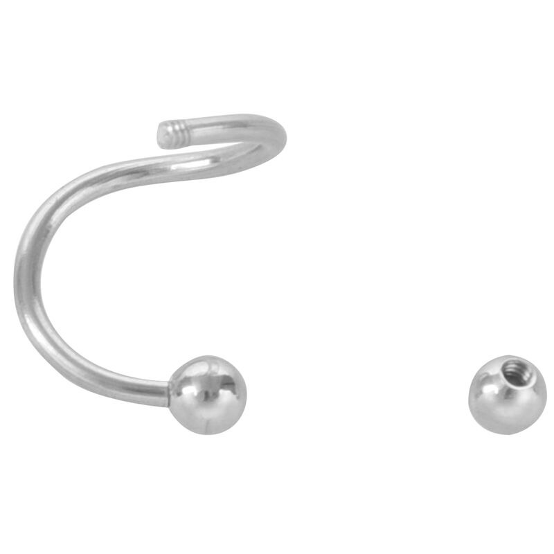 Stainless Steel Flexo Twist Helix Cartilage Ring Earring Piercing Lots Silver