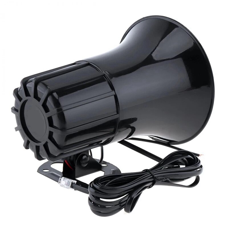 JEM&JULES 100W 12V Car Truck Alarm Police Fire Loud Speaker