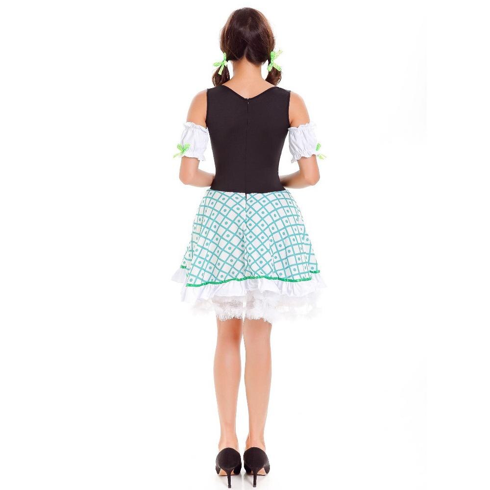 Duitsland Traditie Kostuum Dirndl Duitse Oktoberfest Beer Girl Kostuum Beierse Bier Wench Kostuum Maid outfit