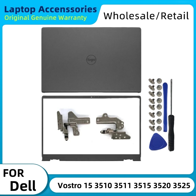NIEUW Voor Dell Vostro 15 3510 3511 3515 3520 3525 0DWRHJ Achterklep TOP Case Laptop LCD Back Cover/Front Bezel/Scharnieren L & R Zwart