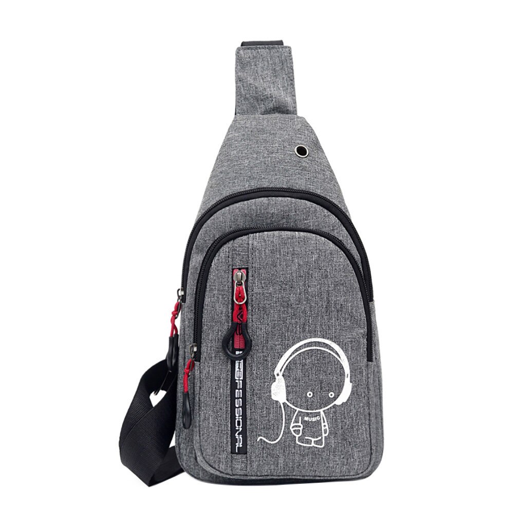 Bolso de pecho a la para mujer, bandolera multifuncional de cuero con rejilla para pecho, Bolso pequeño de hombro para deportes al aire libre # sw: Gray 