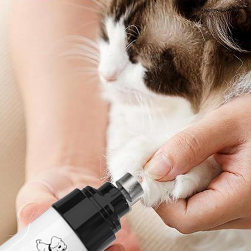 Nagelschleifer für Hunde, leise Nagelfeile für kleine Hunde, USB-Aufladung, Pfotenpflege- und Glättungswerkzeug, leise elektrische Nagelfeile für Hunde und Zehen