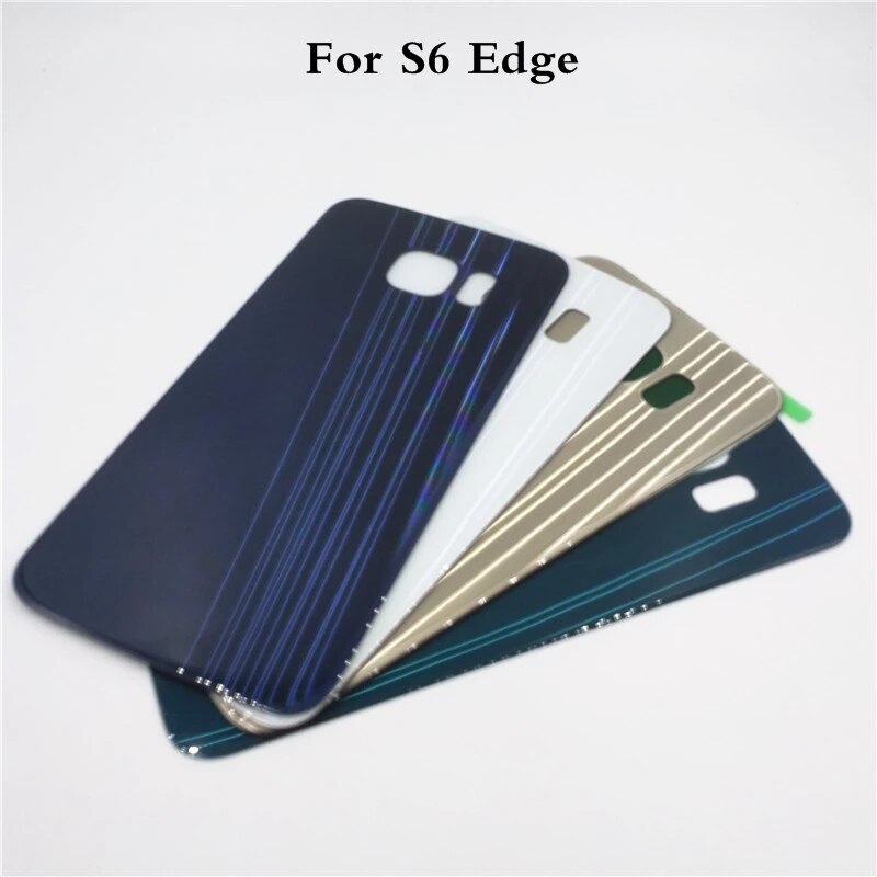 Battery Cover For Samsung Galaxy S6 G920 Back Cover G925 G928 S6 Edge S6 + S6Edge Plus Rear Glass Housing Door