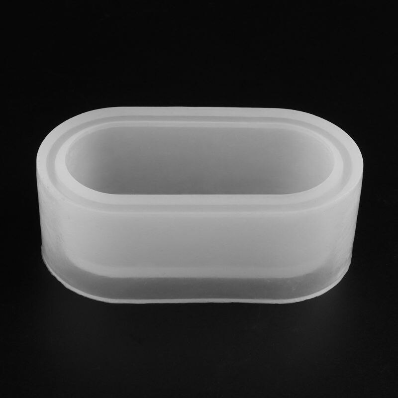 Cubo Vaso di Fiori FAI DA TE Stampi in silicone Giardino Fioriera di Cemento di Cemento Vaso di Sapone Stampi 40JA: 90x50x35mm