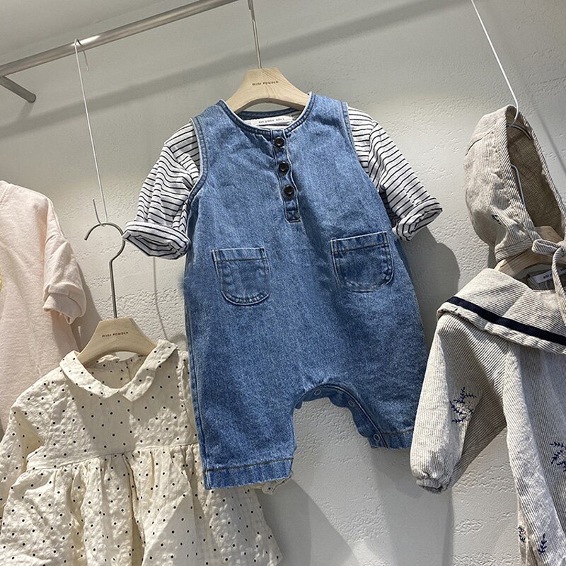 6m-3Y ciało dla niemowląt dla noworodków chłopiec i dziewczyny ubrania krótkie rękawy bawełniane ubrania dla dzieci dorywczo dzieci kombinezon QZ042