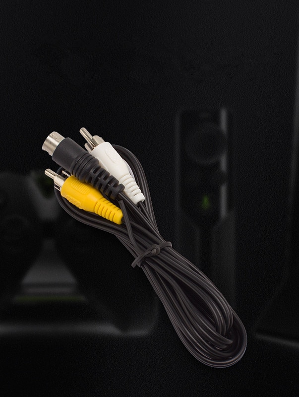 1,5 M AV Kabel 3 pin für SEGA Mega Drive 2 RCA Kabel für SEGA Genesis 2 Schwarz