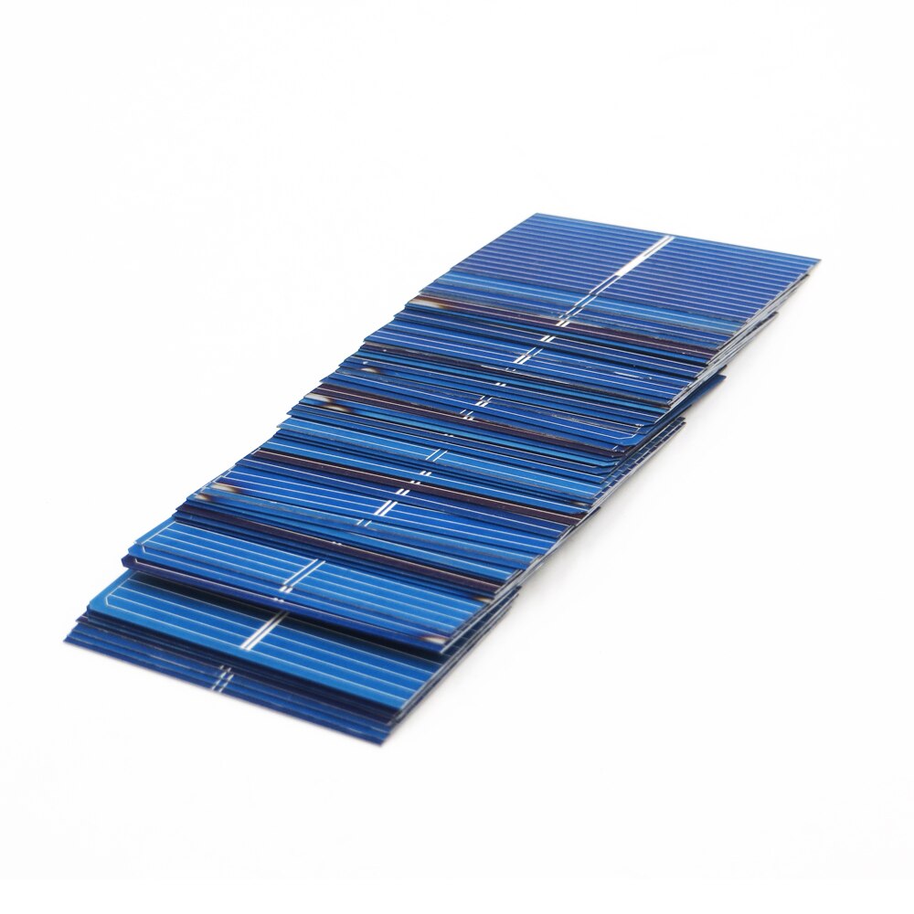 Panel Solar de silicio policristalino, Placa de energía Solar de 39x22mm, 100 V, 0,5 W, 0,14 unids/lote